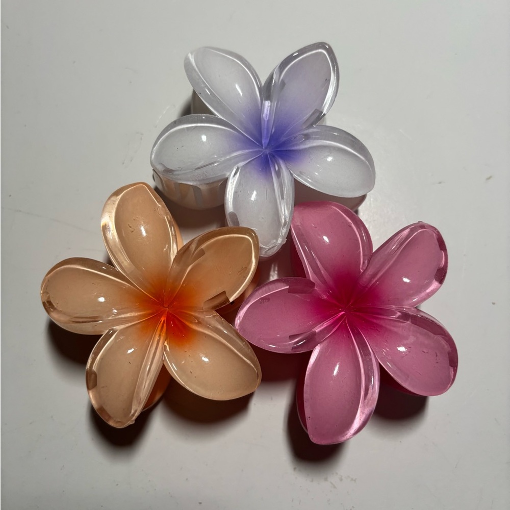 Floral Claw Clip Set